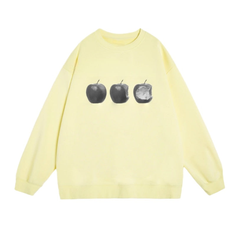 Retro-Style Yellow Sweatshirt