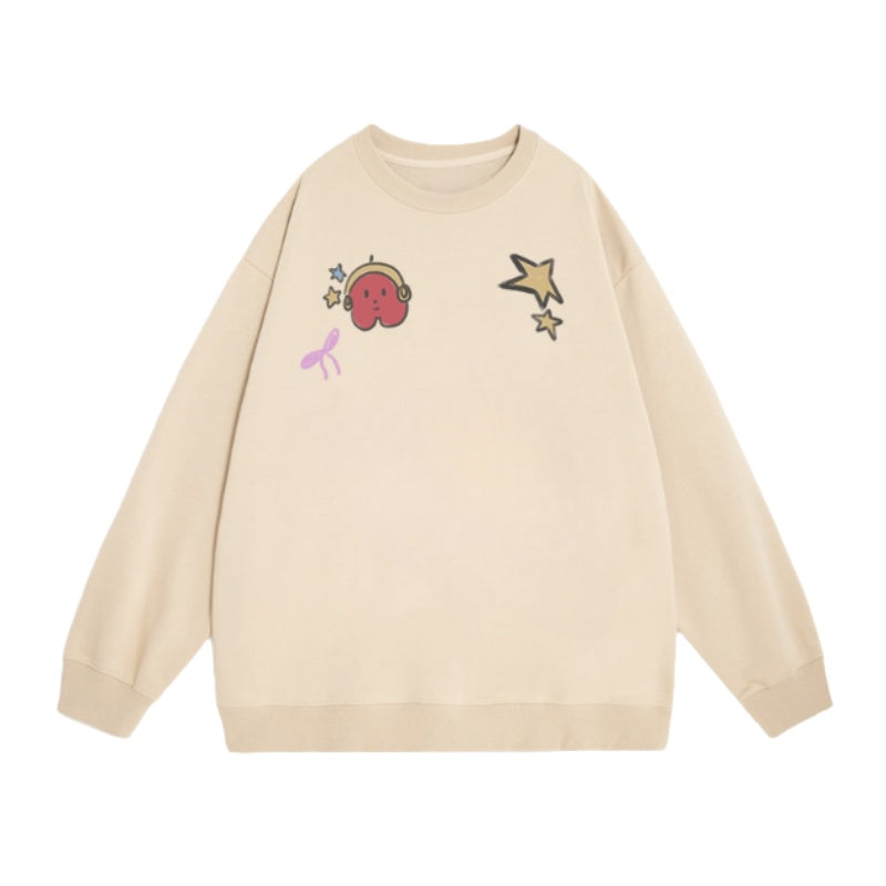 Thin Casual Khaki Sweatshirt